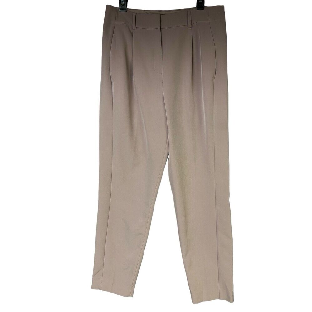 EXPRESS Dress Pants Light Purple Slacks Women Size 12L Ankle High Rise Stretch